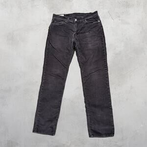 👖 Levi’s Premium 511 Slim Fit Black Corduroy Pants 🖤